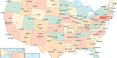 Mapa miasta Nowy Jork